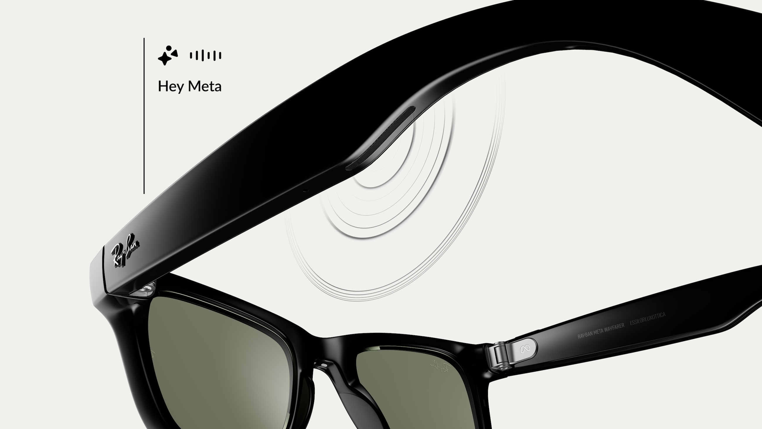 Ray-Ban | Meta : la première paire de lunettes équipée de l'IA intégrée Meta avec une fonction de streaming en direct 